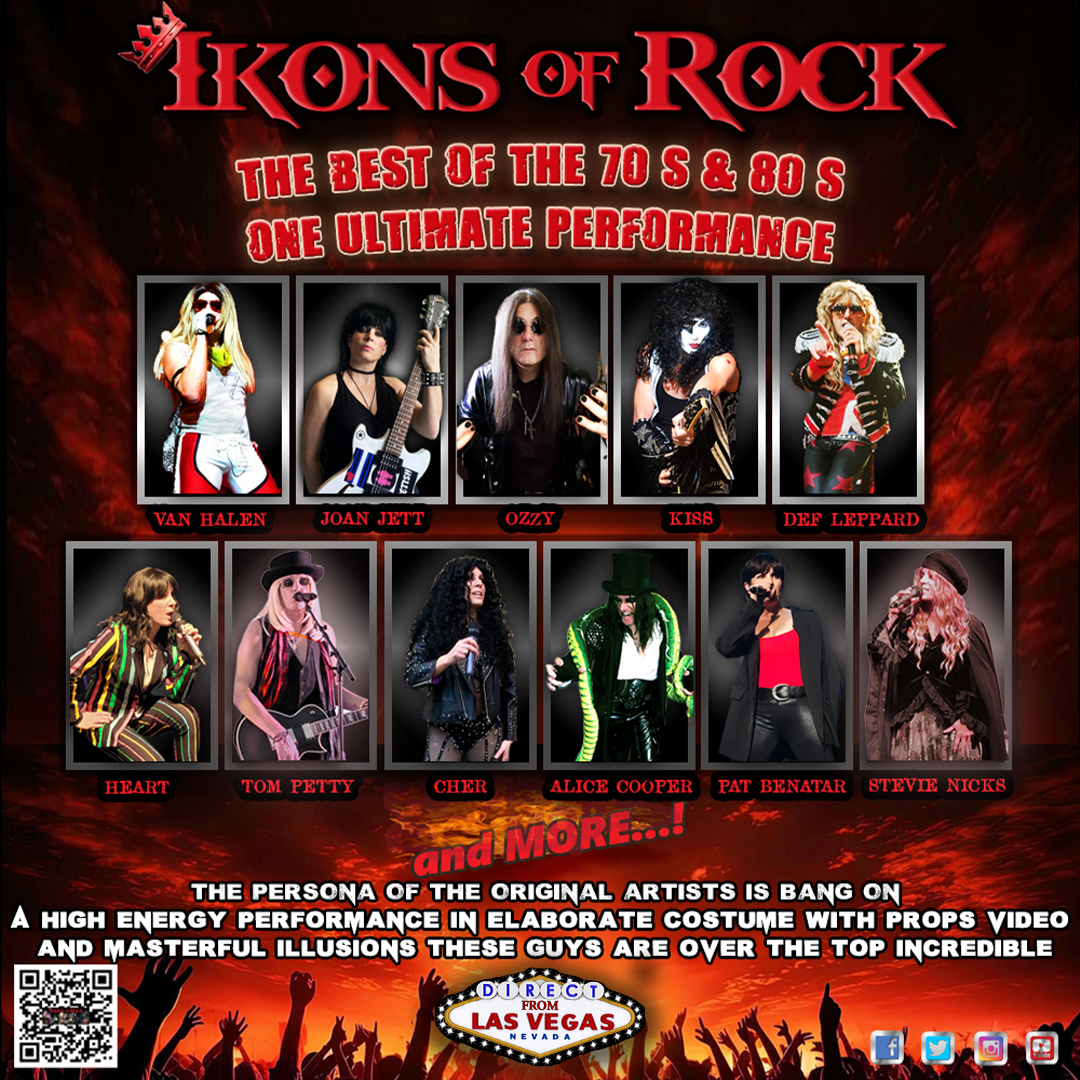 ikons of rock tour poster