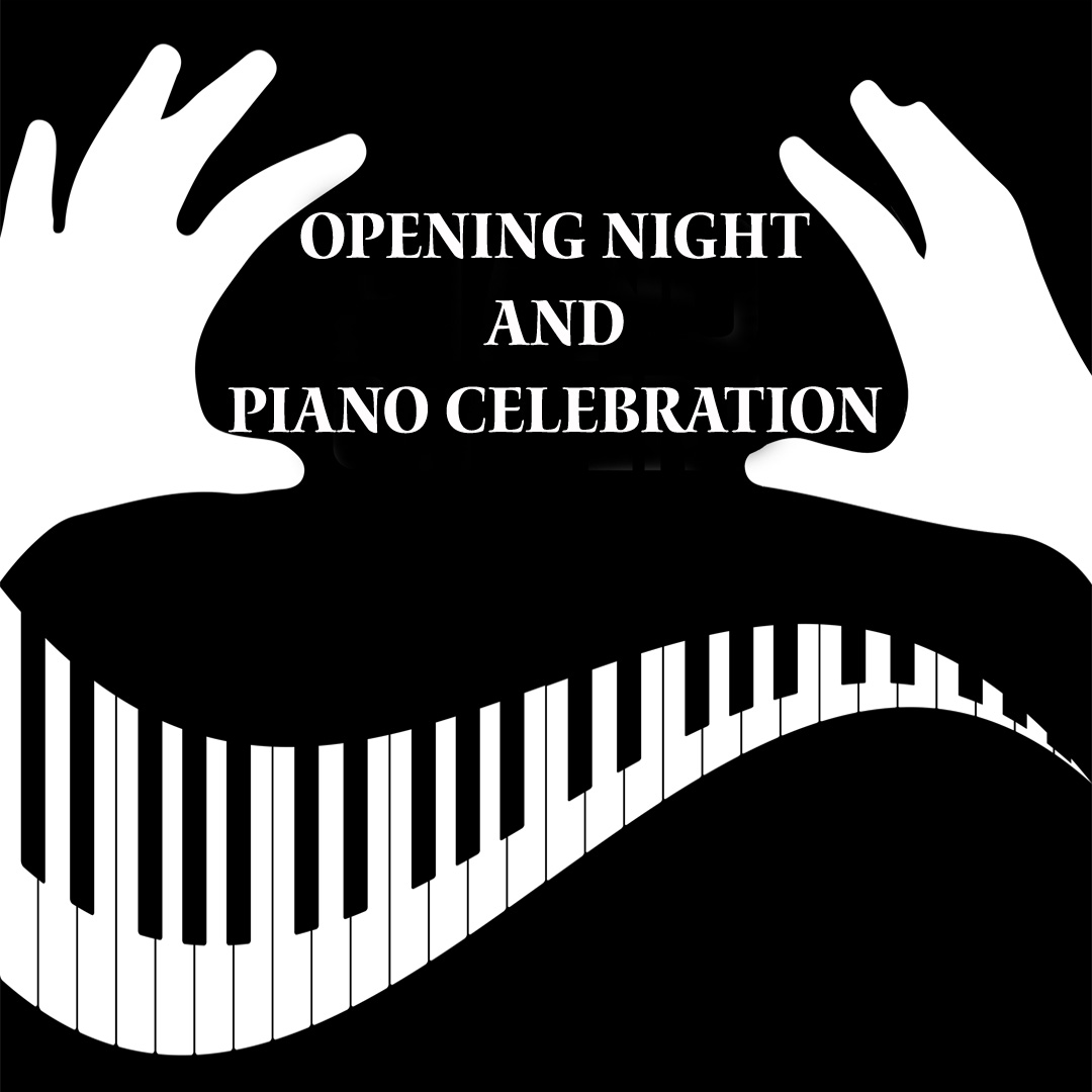 CSO Opening Night and Piano Celebration black and white image of hands over piano keys